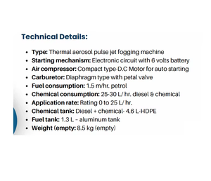 Advanced Thermal Fogging Machine <b>For</b> Precision Outdoor Pest Management Mosquito Reduction And Agricultural Application Use - Product Image 2