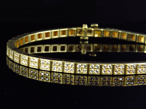 S925 <b>Silver</b> Classic Style Moissanite Round Diamond Elegant Fine Jewelry Custom Handmade <b>Bracelet</b> Gift For Women - Product Image 2