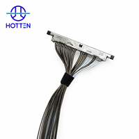 Câble micro-coaxial hybride HRS DF56/DF36 et assemblage de câbles FPC personnalisés pour caméras et systèmes de vision embarquée