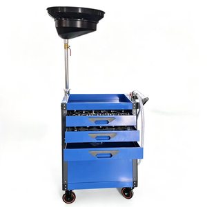 Unité de pompage pneumatique portable pour <span class=keywords><strong>vidange</strong></span> d'<span class=keywords><strong>huile</strong></span> usagée, chariot de collecte d'<span class=keywords><strong>huile</strong></span> pneumatique avec 63 outils - Product Image 2