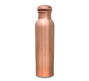 Bouteille d'eau de luxe moderne et écologique en cuivre pur pour boire directement et faire bouillir des cadeaux d'entreprise et une utilisation en cuisine exportateur indien - Product Image 1