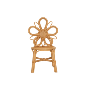 Wholesale Natural Boho Flower <b>Rattan</b> Kids <b>Chair</b> Wicker Accent <b>Chair</b> for Kid Room Nice Price from Vietnam Factory - Product Image 1