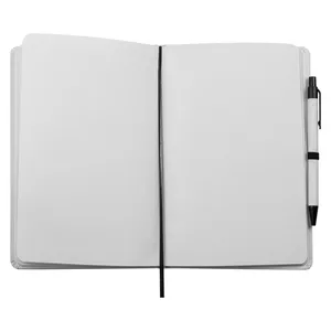 Quaderno Riciclato Kankakee con Penna Promozionale Ecologica - Gadget Eco-Friendly - Product Image 2