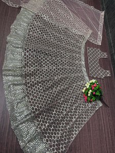 NEW DESIGNER BRIDAL WEAR HEAVY EMBROIDERY 5MM SEQUNCE WORK LEHENGAS CHOLI WITH DUPATTA - Product Image 4