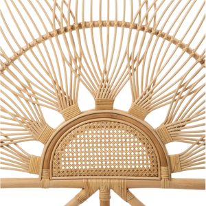 Tête de lit en rotin King Size, motif floral, nouvelle arrivée, tête de lit en rotin cintrée, style bohème, tissage naturel, meubles de chambre à coucher en provenance du Vietnam - Product Image 3