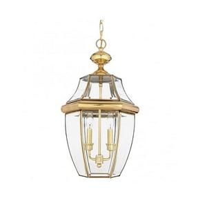 Lanterne suspendue marocaine en laiton de qualité de luxe dernière conception lanterne couleur or pour accessoires de décoration de mariage - Product Image 5