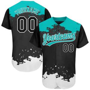 OEM servicio nuevo caliente hombres sublimado béisbol Jersey diseño personalizado béisbol camisetas en precio barato Softball Jersey al por mayor - Product Image 5