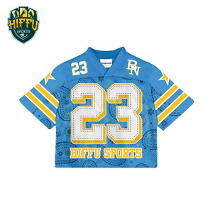 Último diseño personalizado 100% poliéster secado rápido malla Jersey transpirable manga corta Camiseta para Streetwear fútbol impreso Logo - Product Image 3