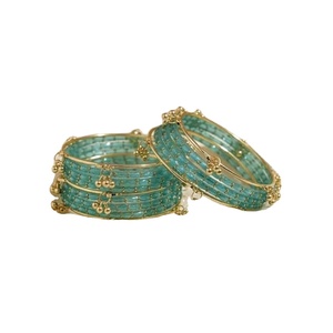 Elegant Style Latest Festive Eid & Party Wear Gungharoo <b>Bangles</b> Kashmiri Churian For Girls - Product Image 1