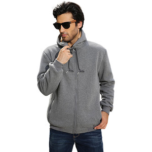Sudadera con Capucha y Cremallera Completa para Hombre, con Logotipo Personalizado, Impresión en Serigrafía, 100% Algodón, Transpirable, Ecológica, Otoño 2026 - Product Image 2