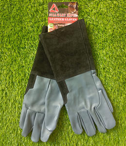 Gants de soudage en cuir résistant à la chaleur Doublure Logo personnalisable - Product Image 4