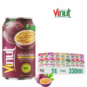 Jugo de Maracuyá Sin Azúcar de 330 ml, Refrescante, Marca Privada, Muestra Gratis, Precio de Fábrica, Vietnam - Product Image 1