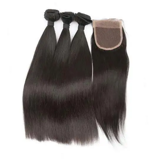 Extensiones de cabello humano a granel virgen crudo tejido ondulado sin procesar buena calidad Indio superior 100% Color de cabello Natural Original