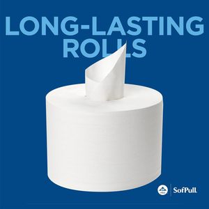 กระดาษชำระ SofPull Centerpull แบบ 2 ชั้น ความจุสูง สีขาว 1,000 แผ่น/ม้วน 6 ม้วน/กล่อง (19510) - Product Image 3