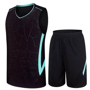 ชุดบาสเก็ตบอลพิมพ์ลายคุณภาพสูง ระบายอากาศได้ดี เสื้อแขนกุดแบบกลับด้านได้ พร้อมกางเกงขาสั้น  รับผลิตตามแบบ OEM/ODM - Product Image 6