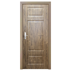 Diseño moderno Interior y Exterior Muebles de oficina en casa con puerta de MDF sólido Chapa de madera contrachapada Cerradura de puerta de entrada de seguridad - Product Image 3