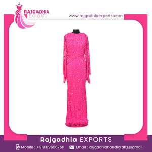 Rajgadhia Exports Vestidos de noche con cuentas Hermoso vestido Vestidos formales para mujeres - Product Image 2