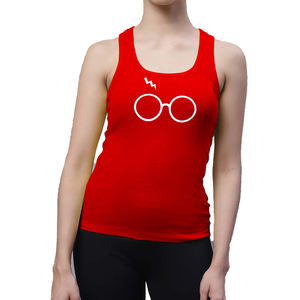 Camiseta sin mangas elástica a la venta, temporada de verano, ropa para correr de talla grande, camiseta sin mangas roja para mujer/algodón/fibra de bambú, estilo deportivo para mujer - Product Image 1