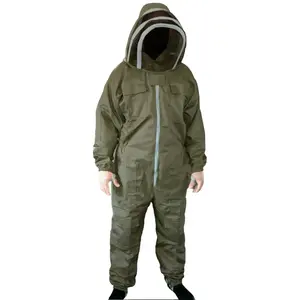 Yeni varış kamuflaj dokunmamış düz kapşonlu Premium tasarım profesyonel arı bekçileri için sıcak satış özel arıcılık takım elbise