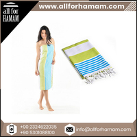 Nouveau luxe élégant turc serviette de bain séchage rapide bambou Peshtemal pour la maison et la plage haute solidité des couleurs pas cher prix de gros