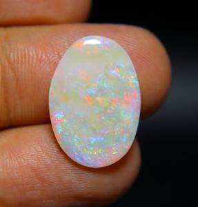 7.00 carats naturel australien multi feu solide opale Cabochon pierre précieuse en vrac pour la fabrication de bijoux - Product Image 1