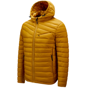 Veste matelassée d'hiver pour hommes avec logo personnalisé OEM manteau de duvet chaud et coupe-vent imperméable vestes matelassées pour hommes - Product Image 3