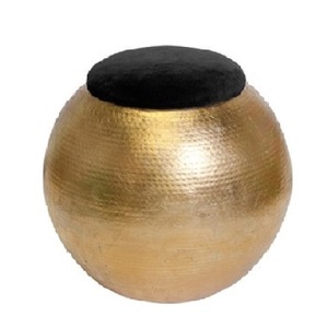 Taburete de aluminio para sala de estar, muebles de cocina con forma cuadrada de Metal, elegante, fundido para decoración lateral de sofá, uso doméstico y de oficina - Product Image 4