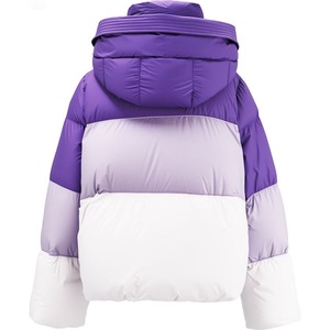 Women's Short Bubble Coat Winter Crop Warm Long Sleeve Fashion Cropped Puffer <b>Jacket</b> with Hood - Product Image 5