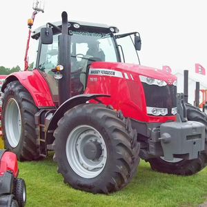 Tractor Usado Massey Ferguson 7619, Tractor Agrícola de 4 Ruedas Motrices con Neumáticos Grandes y Cabina Cerrada - Product Image 4