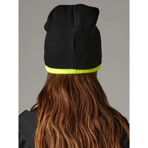 Bonnet bicolore personnalisé à enfiler – Accessoires de sport d'hiver – Merchandising - Product Image 2