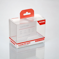 Boîte pliante en plastique transparente haute qualité Xinzheng Custom Printing, en PET et PP, pour éponge de maquillage, emballage pour cosmétiques.