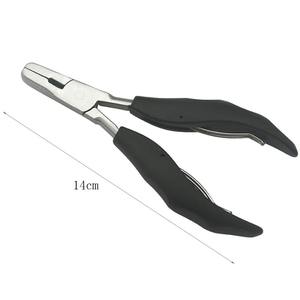 คีมต่อผมด้ามดำ 14.6 ซม. พร้อมร่อง  เครื่องมือบดแบบฟิวชั่น  เครื่องมือถอดผมต่อ - Product Image 6