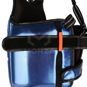 Protection de Poitrine en Cuir Personnalisée avec Logo pour Hommes, pour Entraînement de MMA et de Boxe, Haute Qualité, Confortable et Respirante - Product Image 3