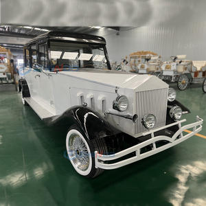 <span class=keywords><strong>Voiture</strong></span> électrique vintage noire et <span class=keywords><strong>blanche</strong></span>/<span class=keywords><strong>Voiture</strong></span> rétro classique 5 places de haute qualité/<span class=keywords><strong>Location</strong></span> de <span class=keywords><strong>mariage</strong></span> 5 places Retour à la mode préféré - Product Image 2