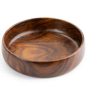 Bols de service en bois Vintage ustensiles de cuisine d'intérieur saladier design avec un Design poli et personnalisé disponible - Product Image 5