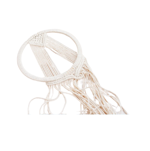 Atrapasueños de macramé de doble anillo, accesorios de sujeción para la casa especialmente diseñados para colgar en la pared, decoración, acabado Natural, gran oferta - Product Image 5