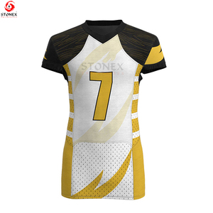 Vêtements de sport personnalisés par sublimation de haute qualité Uniformes de football américain OEM pour hommes avec nom d'équipe personnalisé - Product Image 2
