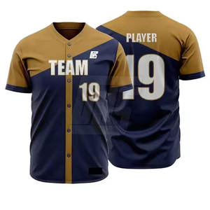 เครื่องแบบทีมเบสบอลเสื้อเจอร์ซีย์และกางเกงชุดเครื่องแบบเบสบอลแบบสั่งทำ - Product Image 6