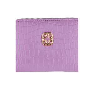 กระเป๋าสตางค์ซองจดหมายหนังนิ่ม Lilac CNT30003 ป้องกันการโจรกรรม RFID สำหรับสุภาพสตรี พร้อมซิป - Product Image 3