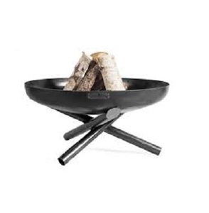 Foyer de camping ou d'arrière-cour crossweave en bronze avec écran d'étincelle Log Poker et grille en bois métallique - Product Image 1