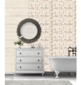 Azulejos de pared de suelo de superficie de madera mate moderna de 250x750 de Ncraze Ceramic LLP India para azulejos decorativos de baño en cuerpo de cerámica - Product Image 2