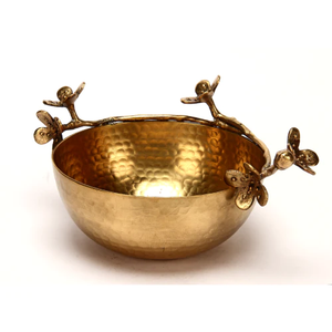 Support décoratif personnalisé en laiton massif pour articles d'ustensiles de cuisine à motifs floraux Produit fait main en vente directe d'usine - Product Image 5