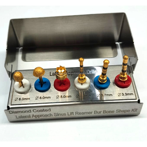 Kit de 6 Piezas de Instrumentos Dentales de Acero Inoxidable para Elevación de Senos Paranasales, Herramientas Quirúrgicas Profesionales Intensas para Implantes Óseos - Product Image 6