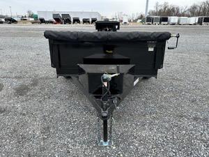 8 Ton Hydraulic Dump <b>Trailer</b> 4 Wheel Tipping <b>Farm</b> <b>Trailer</b> Enclosed Dump Body Construction Hauling - Product Image 2
