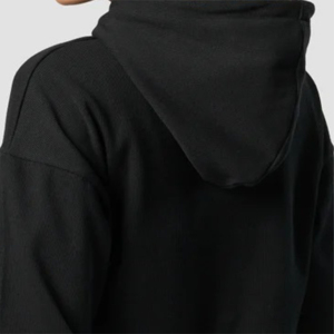 Sudaderas con capucha para mujer, venta al por mayor, sudaderas de cuello alto de gran tamaño para mujer, sudaderas de manga larga con capucha de algodón polar - Product Image 2