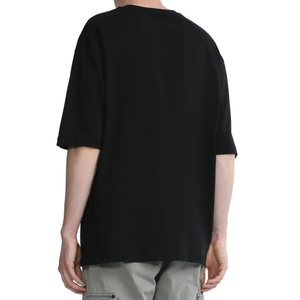 เสื้อยืดคอกลมคุณภาพสูง ผ้าถักเรียบ ทรงหลวม สไตล์สตรีทแวร์ 100% ผ้าฝ้าย ทรงปกติ เป็นมิตรกับสิ่งแวดล้อม ระบายอากาศได้ดี สำหรับผู้ชาย - Product Image 4