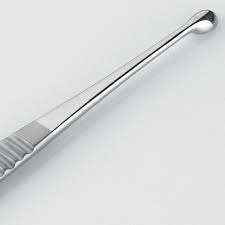 Curette Cuillère Volkmann Lime à double extrémité Outil pour ongles incarnés Podologie et podologie en acier inoxydable Pack écologique personnalisé - Product Image 5