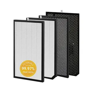 AD5000 Replacement Filter Compatible with AIRDOCTOR AD5500 Purifier Removable Filters of 2 HEPA Filters and 2 Activated Carbon