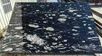 Granite noir Universe Starry Sky, grande dalle, granite noir fusion avec veines blanches, pierre de comptoir, prix du granite noir au m2, bon