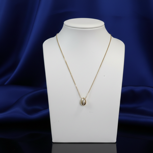 สร้อยคอจี้สแตนเลส CZ ขนาด 16 นิ้ว |   เครื่องประดับคริสตัลประกายระยิบระยับ 8 กรัม |   ของขวัญสำหรับเธอ |   สร้อยคอแฟชั่น - Product Image 4